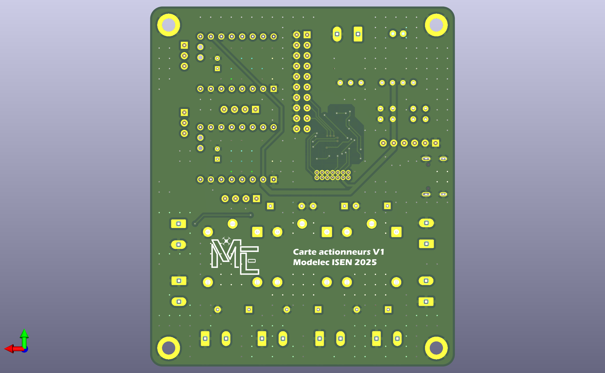 Vue 3D de dessous Vue 3D de dessous